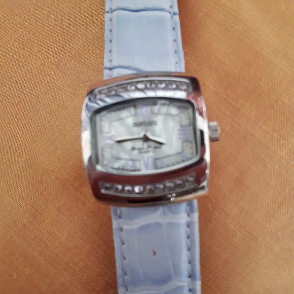 Dufonte Ladies Wristwatch - Blue/Grey Band - Water Resistant Stainless Steel - Picture 2 of 5